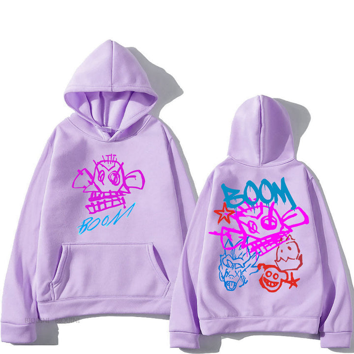Lisslune | Arcane Jinx Cartoon Long Sleeve Hoodie