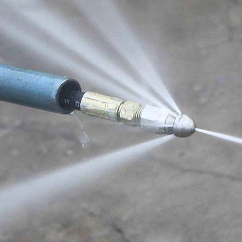 Lisslune | High-pressure nozzle made of stainless steel for unclogging drain pipes