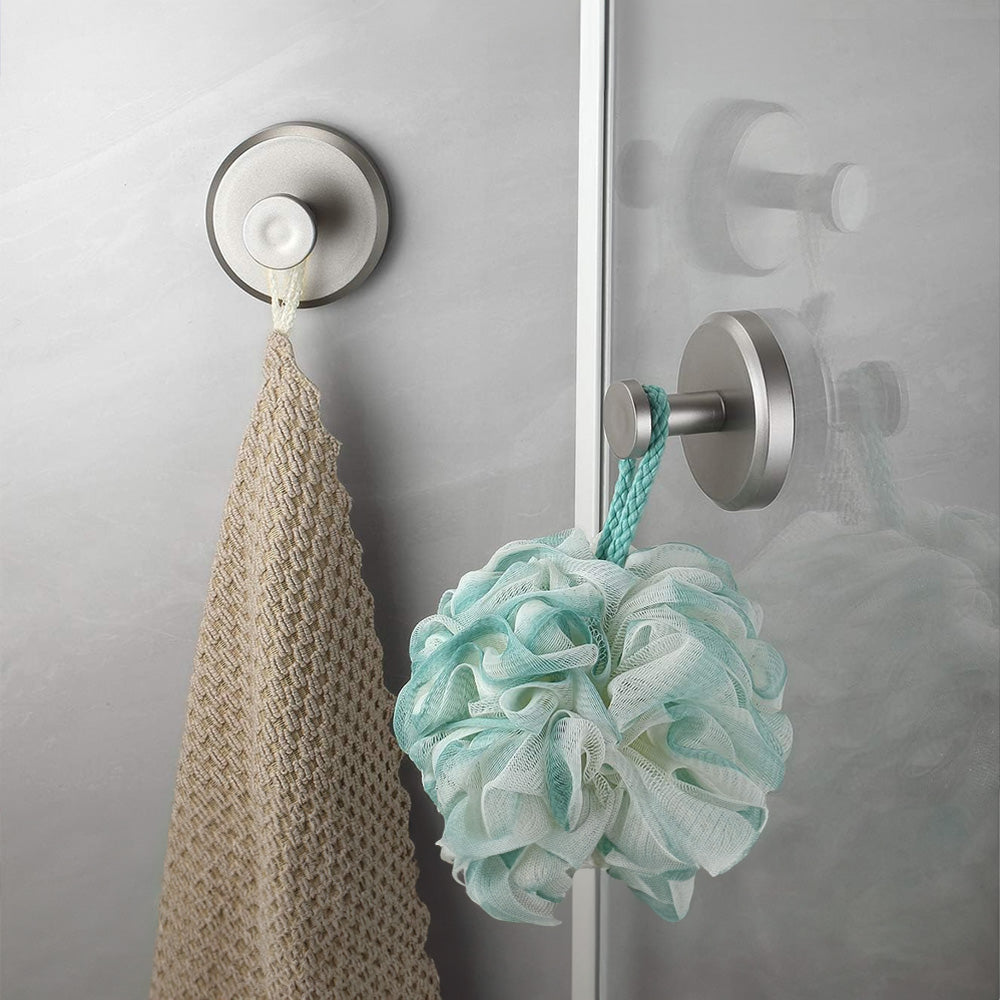Lisslune | Suction Hooks – BathroomBuddy – Holds firmly – Easy installation (2 pieces)