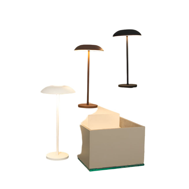 Lisslune | Orbella cordless LED table lamp with touch control – Elegant round modern design