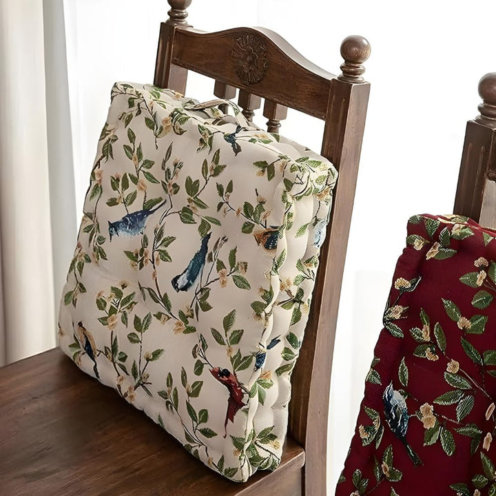 Lisslune | Whimsical Bird Leaf Cushion