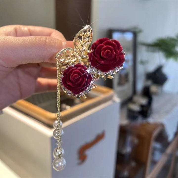 Lisslune | Metal Hair Clip with Tassel