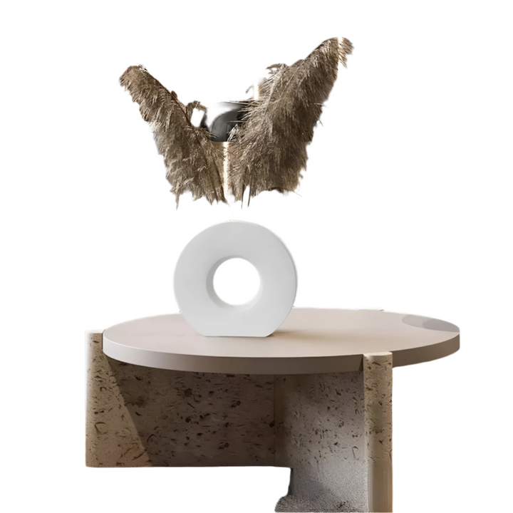Lisslune | DecoraForm sculpted ceramic accent vase – modern handcrafted eye-catcher