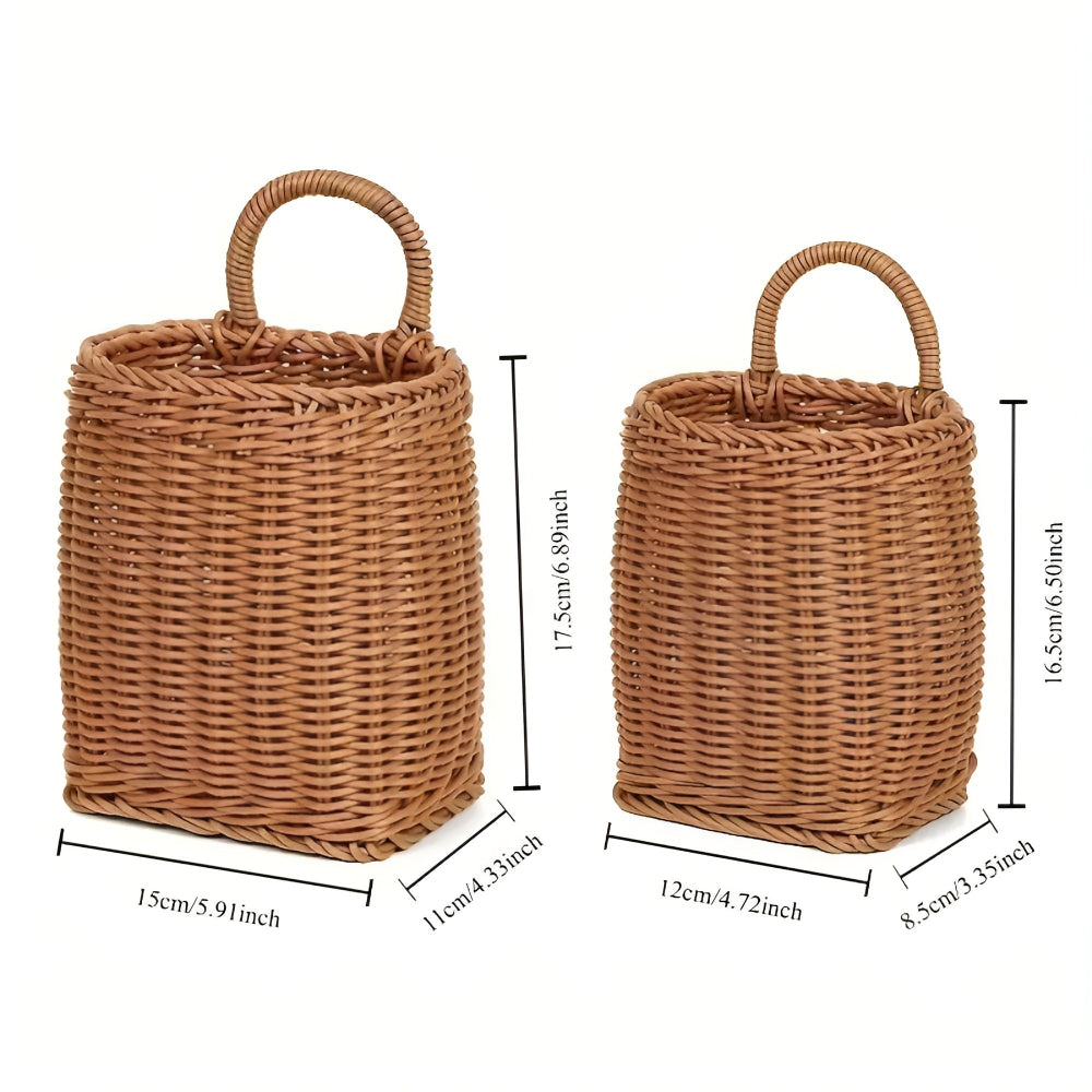 Lisslune | Willow Rattan Woven Storage Basket