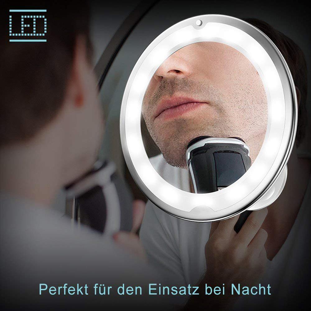 Lisslune | Magnifying makeup mirror with light suitable for high-precision makeup