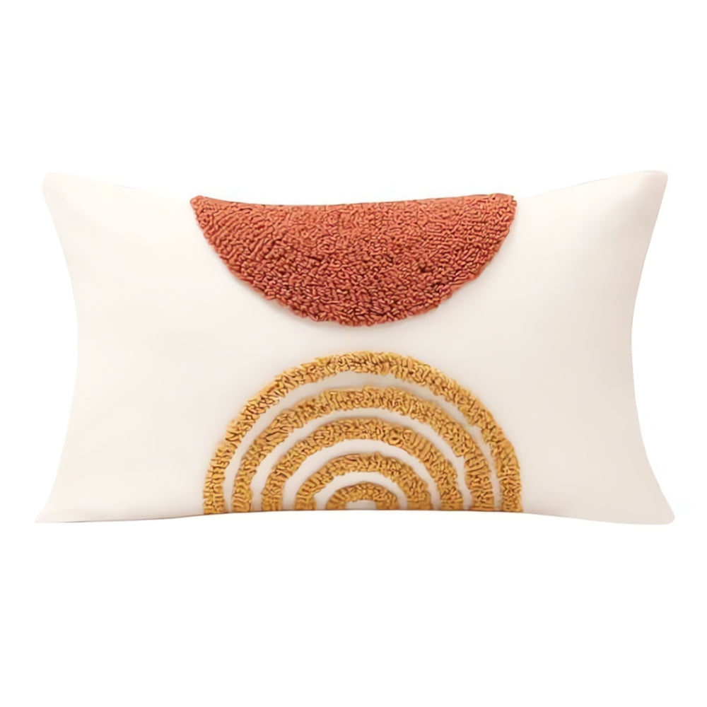 Lisslune | Eden Geometric Embroidery Cushion Cover