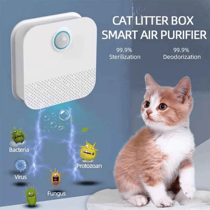 Lisslune | Smart Litter Air Purifier – USB Rechargeable & Quiet