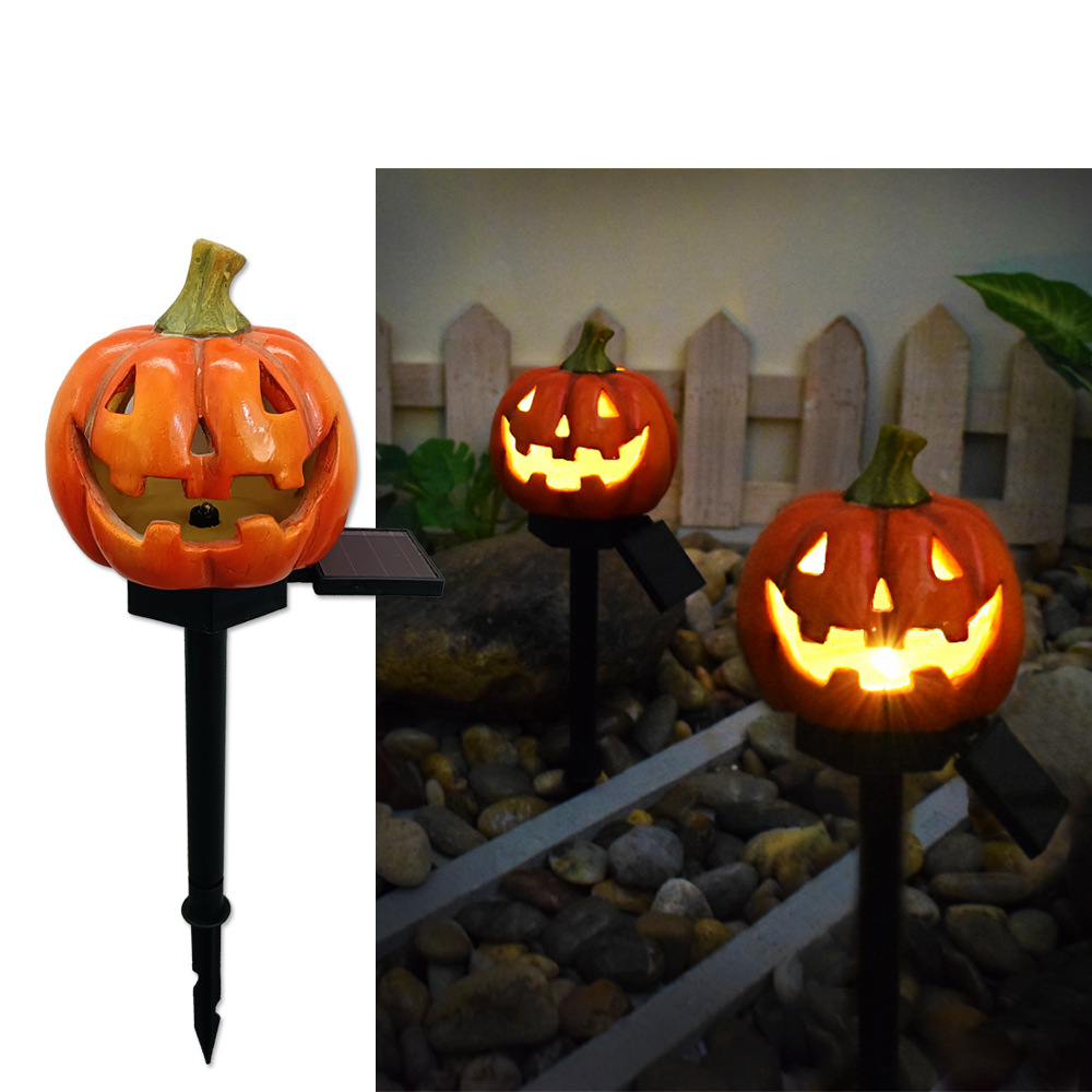 Lisslune | Halloween Solar Lights – Decorative LED Garden Lights with Pumpkin and Witch Designs