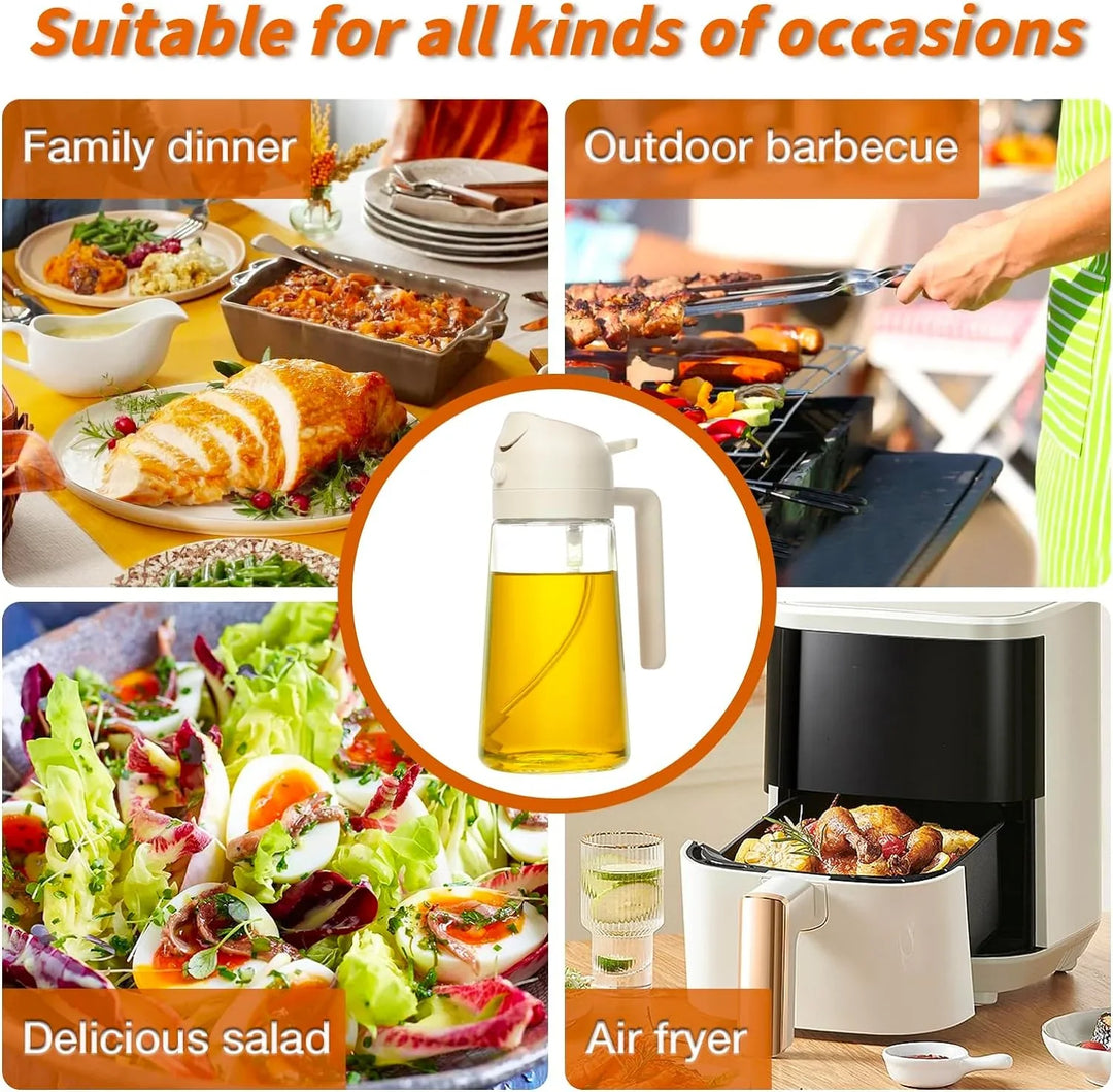 Lisslune | High-Quality 2-in-1 Olive Oil Sprayer