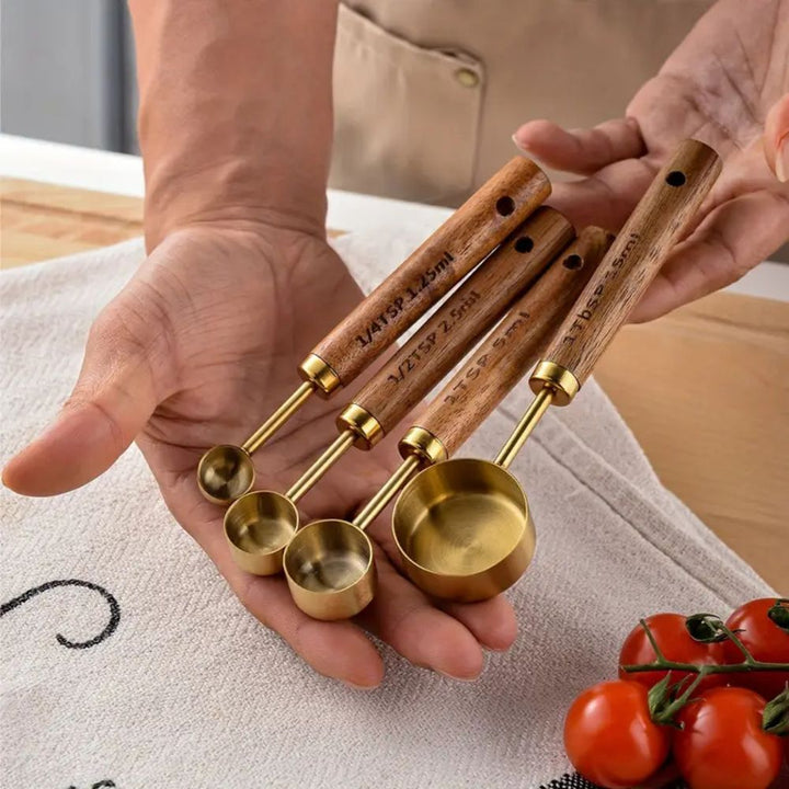 Lisslune | Golden Measuring Spoon Set
