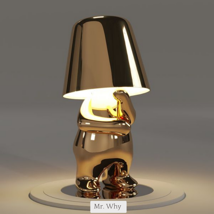 Lisslune | 5 Brothers Wireless Table Lamp – Rechargeable LED Designer Lamp with Dimmable Light (Warm White)