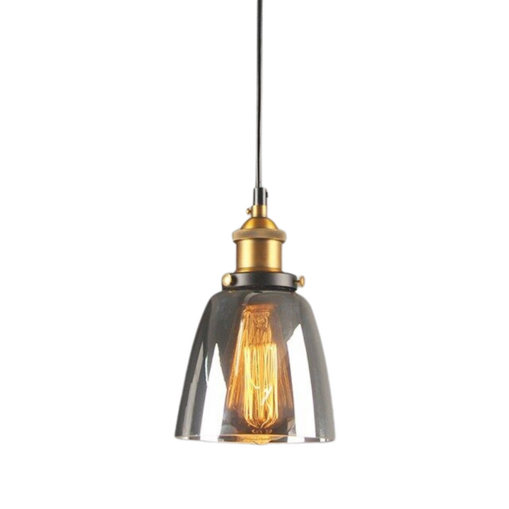 Lisslune | GlassHaven – Elegant Industrial Pendant Lamp