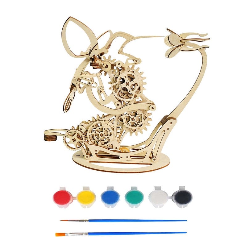 Lisslune | 3d Wooden Mechanical Hummingbird