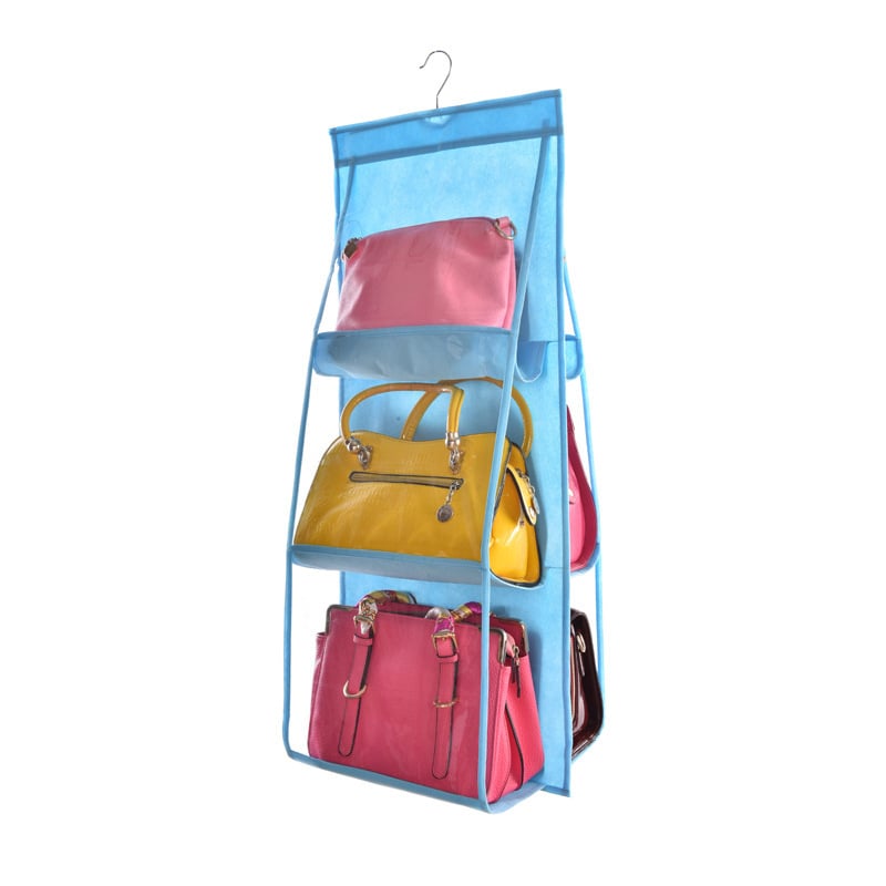 Lisslune | Hanging Handbag Organizer – Double-sided Design with 6 Compartments