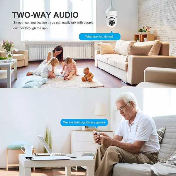 Lisslune | Wireless Wifi Bulb Camera Security Camera