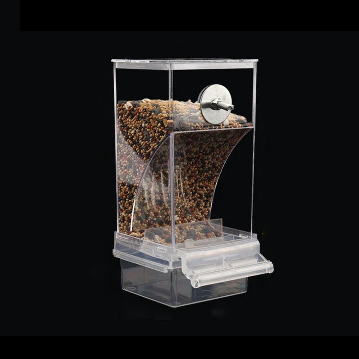 Lisslune | Automatic transparent bird feeder without spills