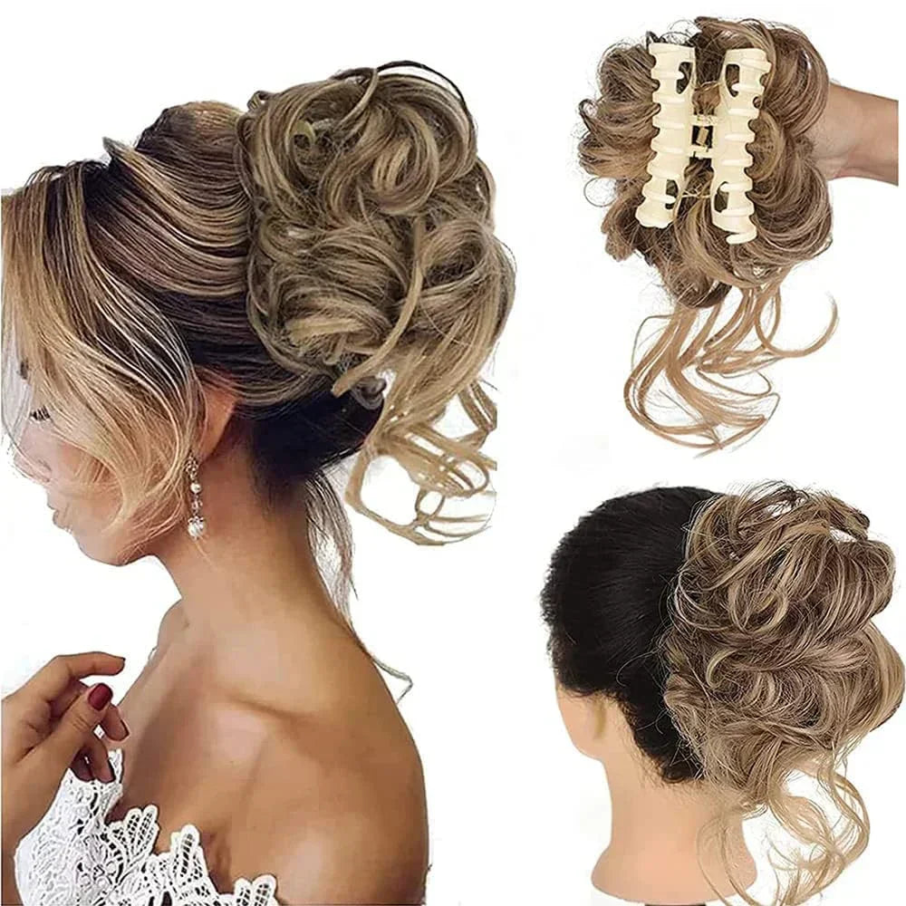 Lisslune | CurlyBun: Instant Curled Bun Hair Clip