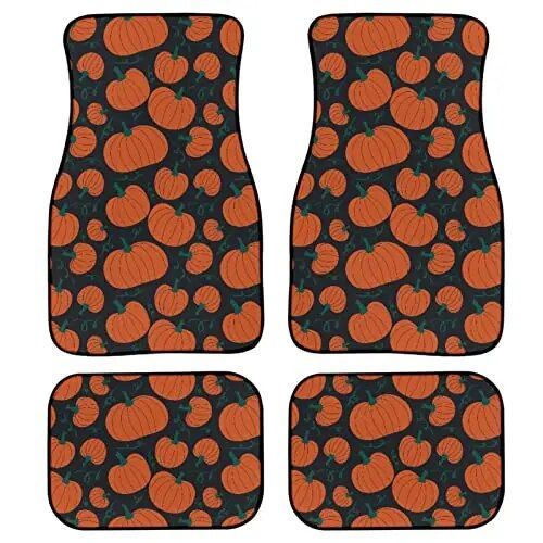 Lisslune | Red Rose Printed All-Weather Car Mats (Set of 4)