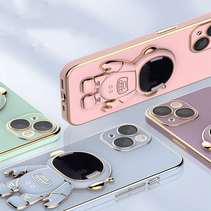 Lisslune | Galactic Bear TPU phone case with stand