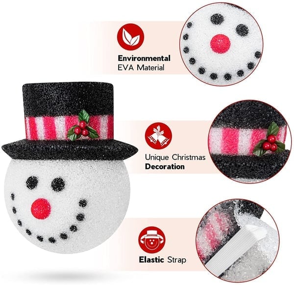 Lisslune | Snowman Porch Light Covers