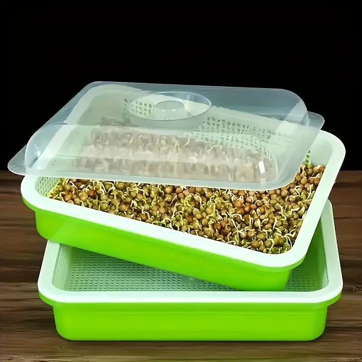 Lisslune | Germination trays with lid – Double-layer seed sowing tray for effective seed germination