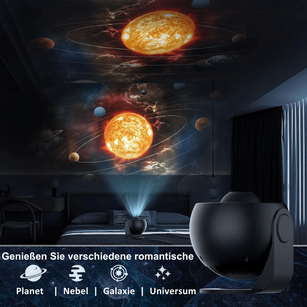 Lisslune | HD Star & Galaxy Projector with Timer for Relaxed Nights