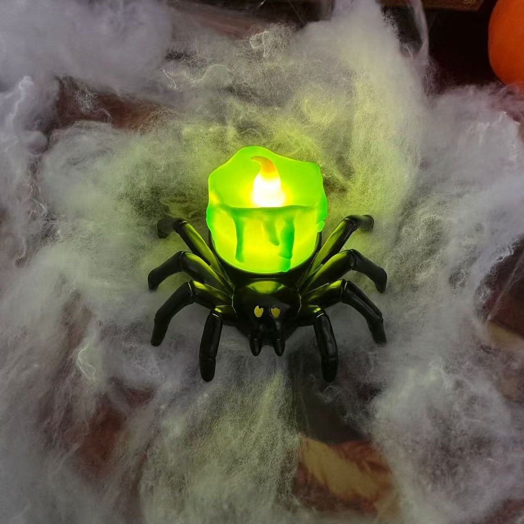Lisslune | Halloween Decoration – Spiderback Ornament with Candle and Eyeball Designs
