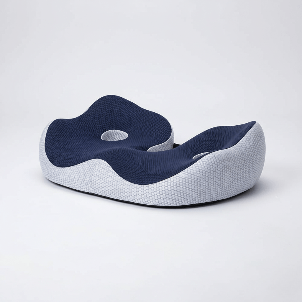 Lisslune | Non-slip seat cushion made of memory foam for travel & workplace