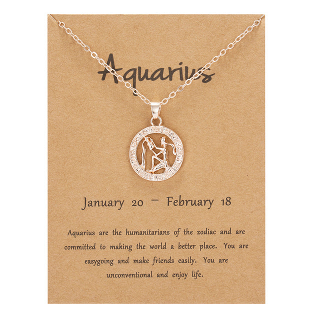 Lisslune | Constellation Rose Gold Animal Necklace