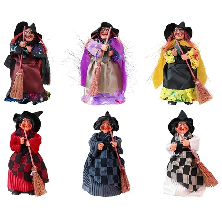 Lisslune | Halloween Witch Doll Statue Decor Desktop