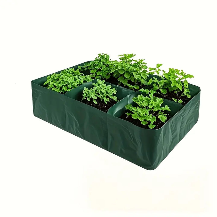 Lisslune | Planting bag with multiple compartments – Robust garden storage for plants and herbs
