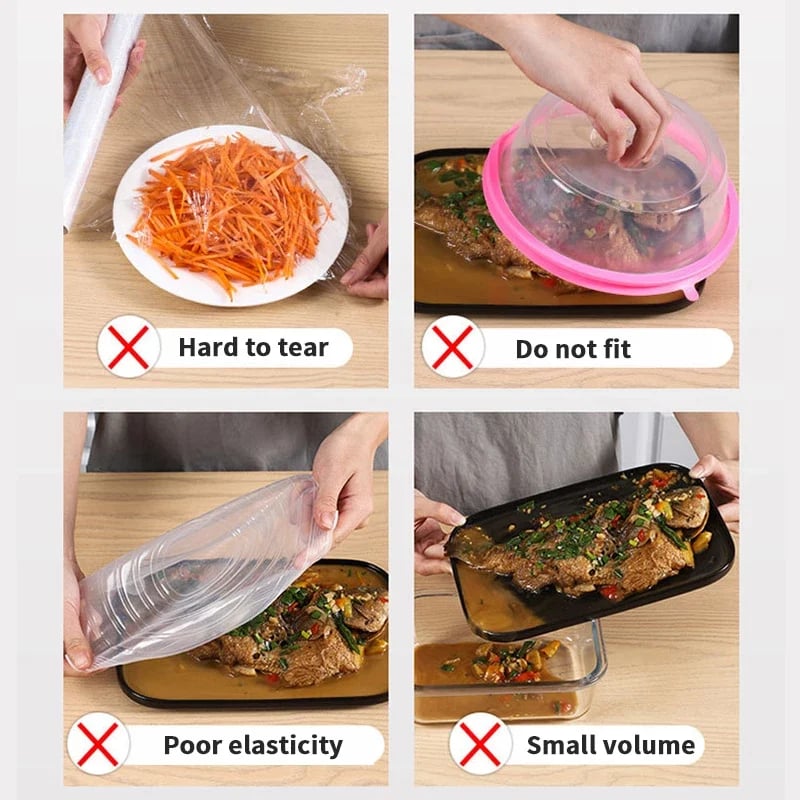 Lisslune | Disposable covers for food Freshness bags