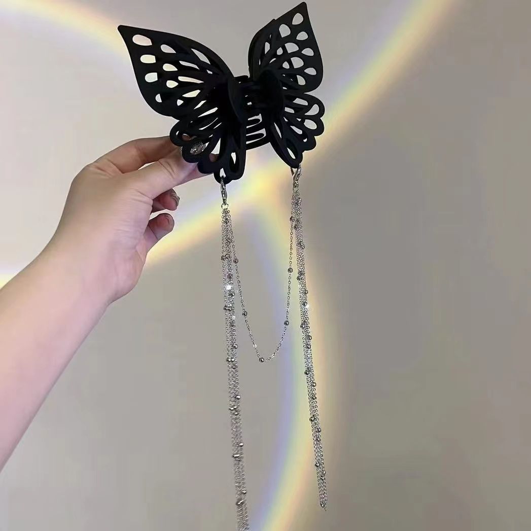 Lisslune | Tassel butterfly hair clip