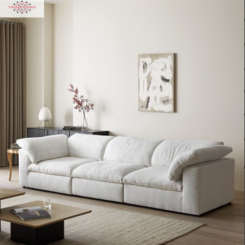 Lisslune | Lazy simple straight cloud sofa
