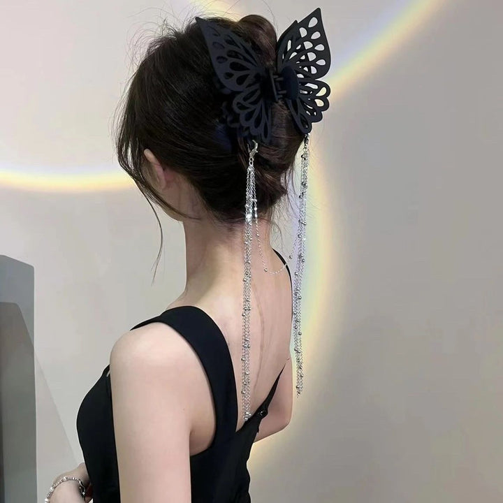Lisslune | Tassel butterfly hair clip