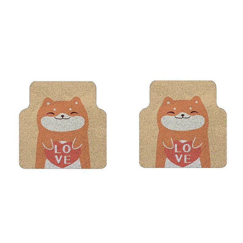 Lisslune | Universal Cartoon Pattern Waterproof Car Mats