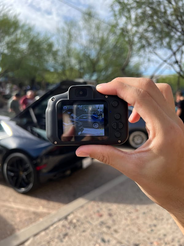 Lisslune | RetroCam Mini Camera – Digital Film Camera with Free Memory Card & Instant Phone Transfer