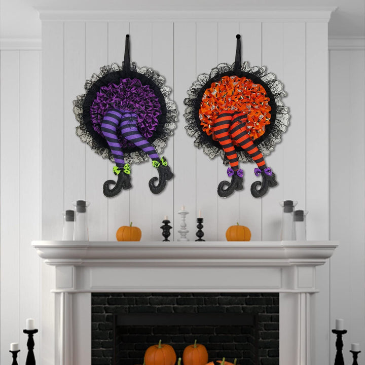 Lisslune | Halloween Witch Long Leg Wreath