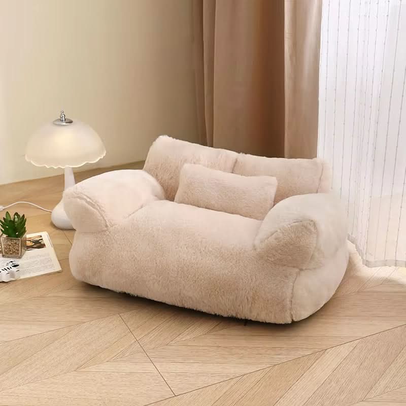 Lisslune | FLUFFYCOMFORT – Luxurious pet sofa made of plush for maximum relaxation comfort
