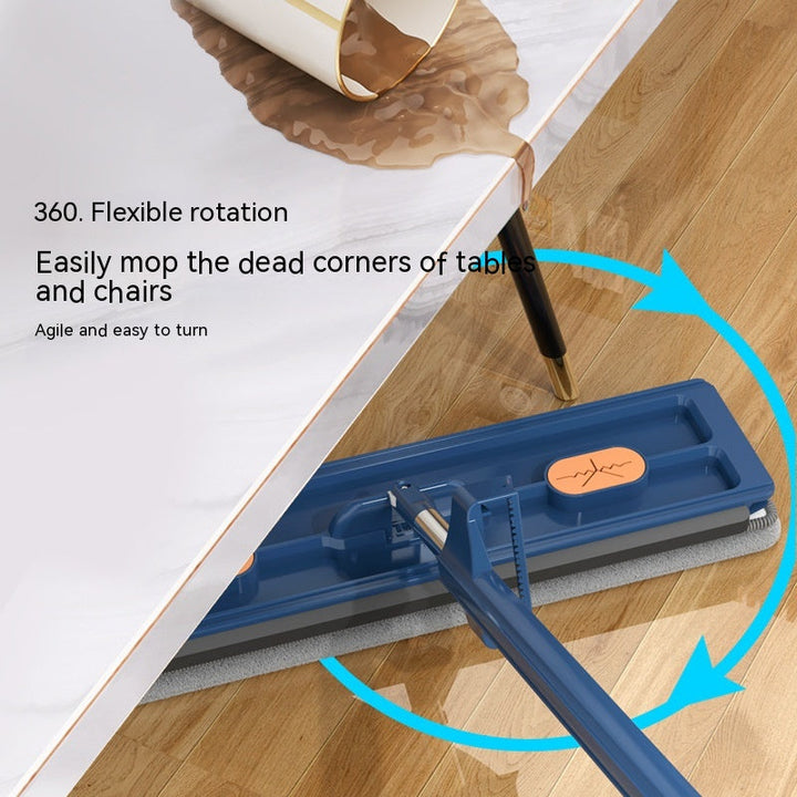 Lisslune | EasyClean | Large Flat Mop 2023 | Stainless Steel Rod
