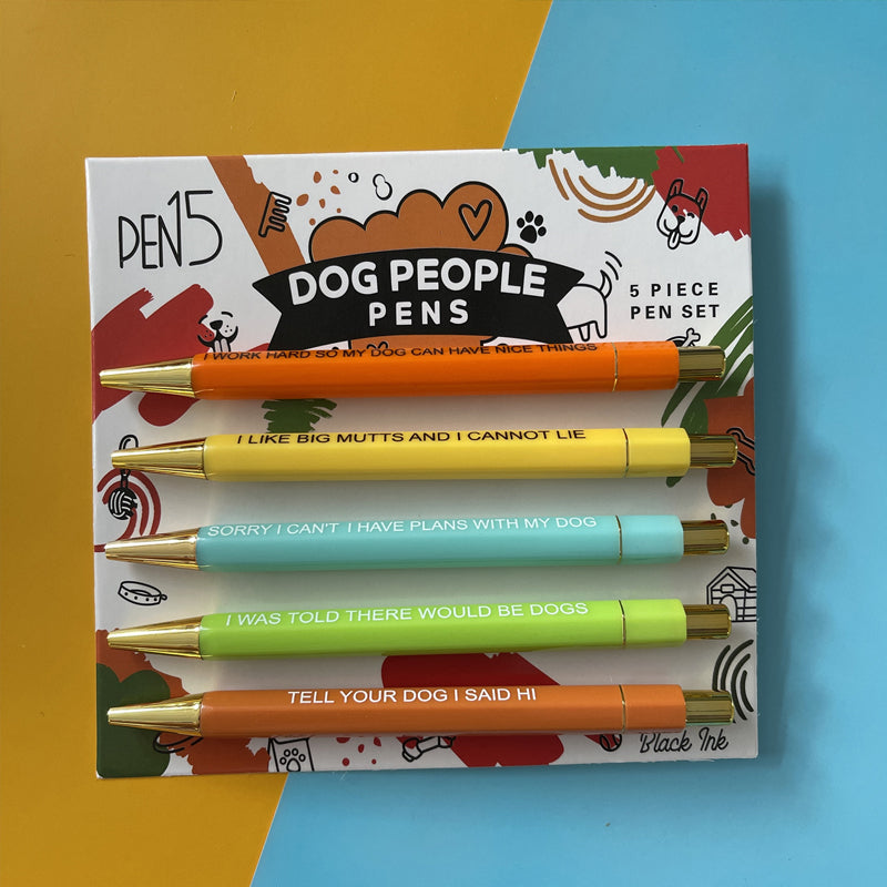 Lisslune | Funny Pens for Pet Owners (5 pieces)