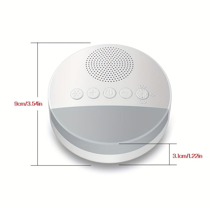 Lisslune | DreamWave White Noise Machine – Soothing Sound Therapy with Timer