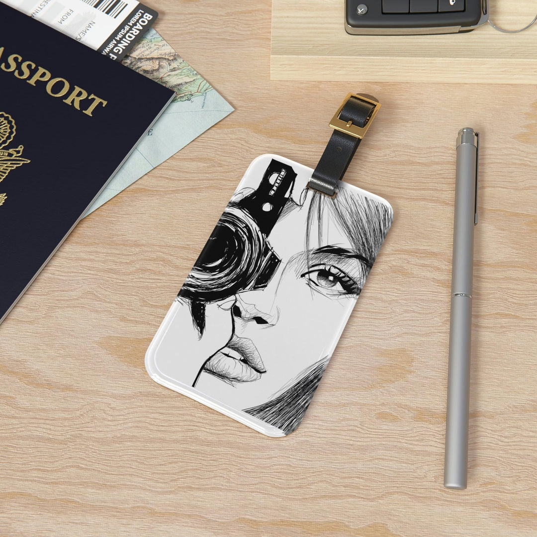 Lisslune | Chic Personalized Leather Luggage Tags for Stylish Travel