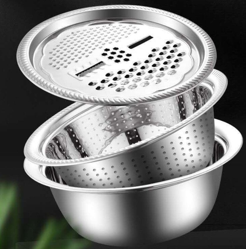 Lisslune | Multifunctional colander in stainless steel