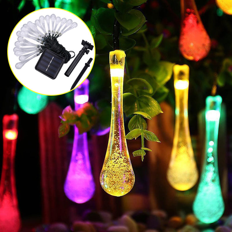 Lisslune | Solar Water Droplet String Lights