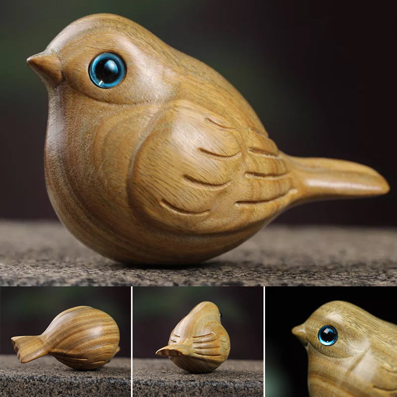 Lisslune | Handcrafted Wooden Carving Bird