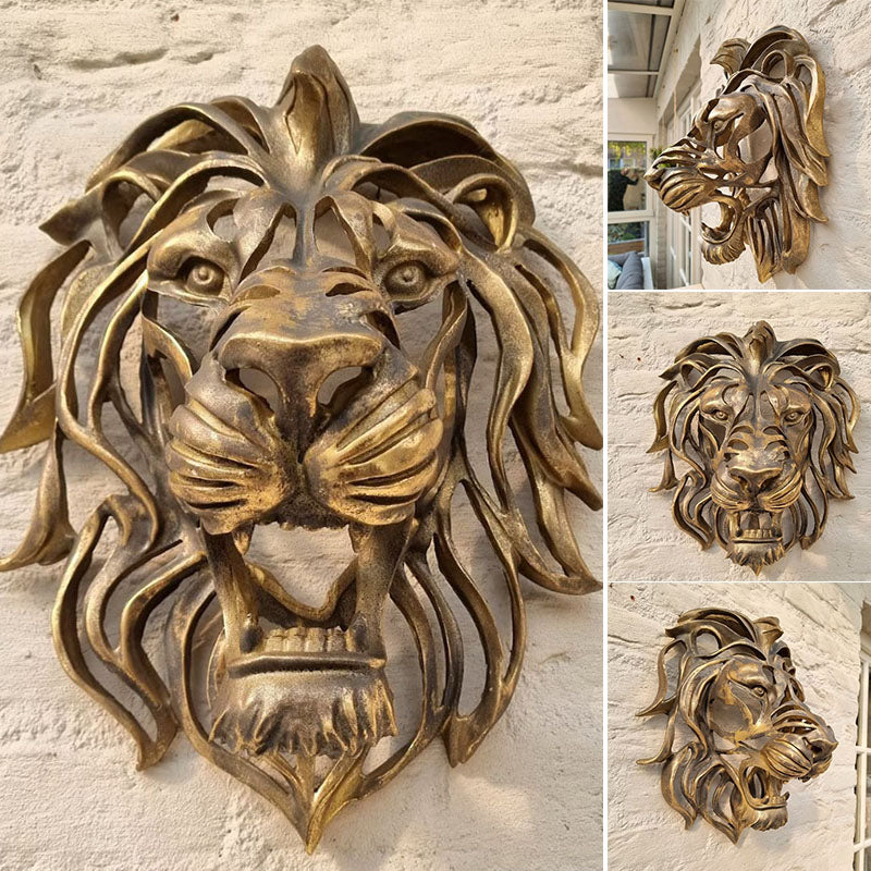 Lisslune | Lion Head Wall Art