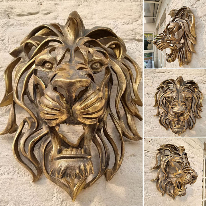 Lisslune | Lion Head Wall Art