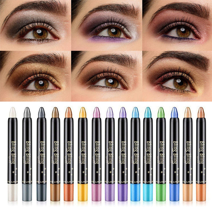 Lisslune | Waterproof Glitter Eyeshadow Eyeliner Pencil