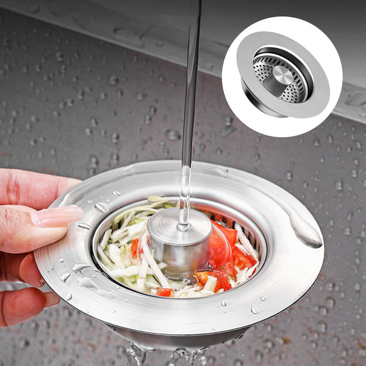 Lisslune | Upgrade 3-in-1 Kitchen Sink Drain Strainer